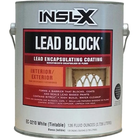 Insl-X Lead Block Water Base Lead Encapsulant Coating, 1 Gal. EC3210099-01